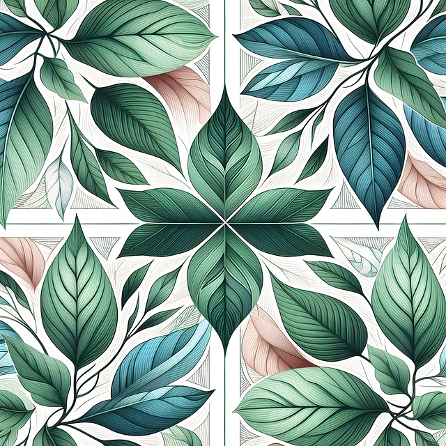 Free pattern flowers design illustration