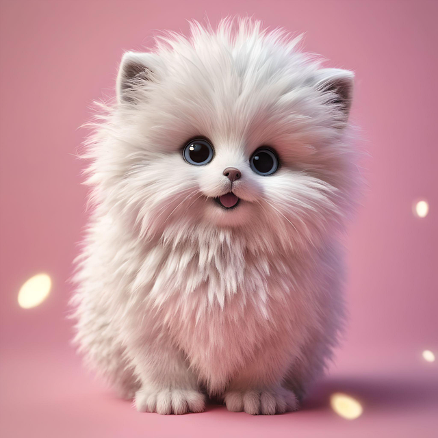 Free ai generated adorable cat illustration