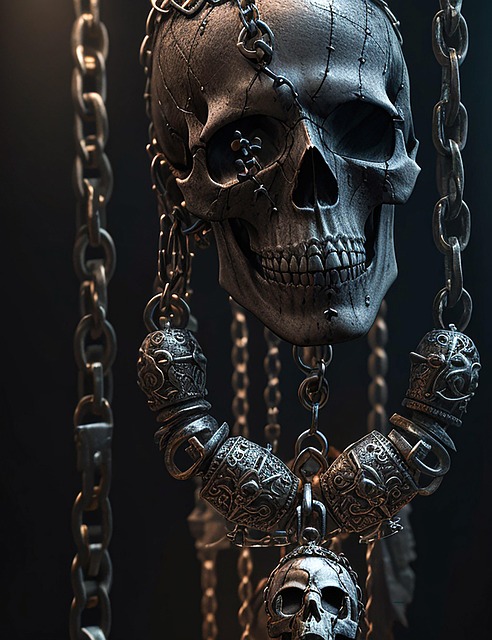 Free Ai Generated Skull illustration and picture