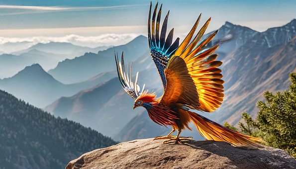 Free Ai Generated Bird illustration and picture