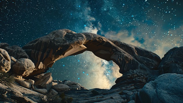 Free ai generated night sky stars illustration