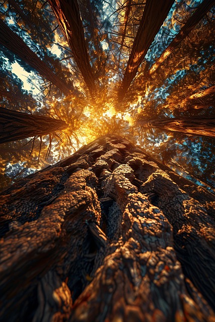 Free ai generated trees sequoia illustration