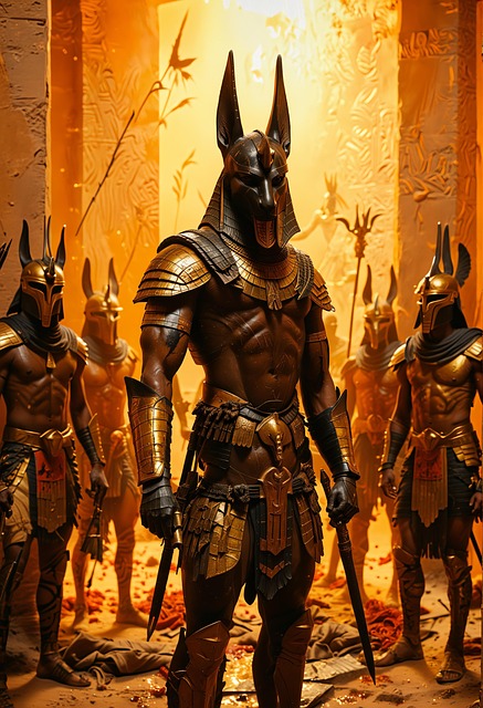 Free Ai Generated Anubis illustration and picture