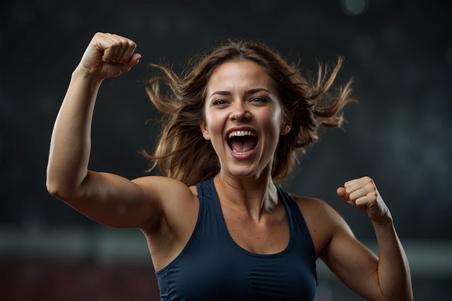 Download free HD stock image of Ai Generated Woman Free ai generated woman victory illustration