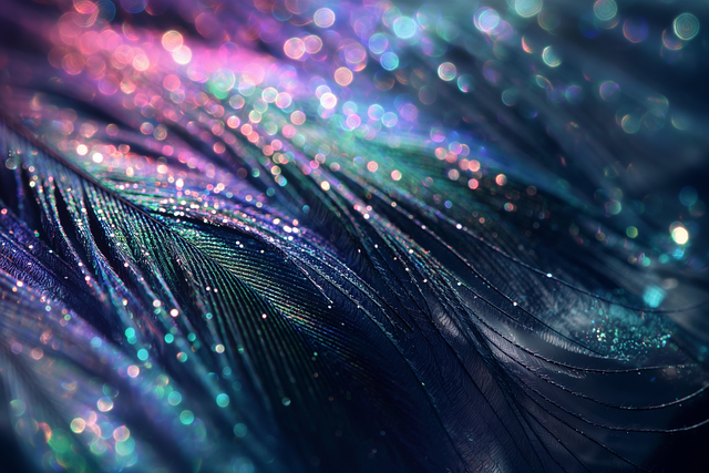 Download free HD stock image of Ai Generated Feathers Free ai generated feathers iridescent illustration