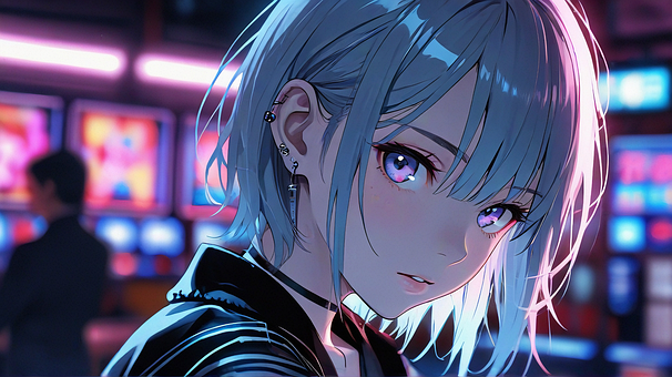 Ai Generiert, Mädchen, Anime, Niedlich