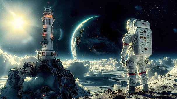 Free Ai Generated Astronaut illustration and picture