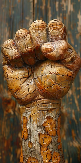 Free ai generated fist hand illustration