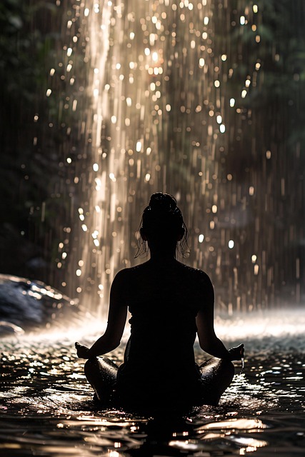 Free ai generated woman meditation illustration