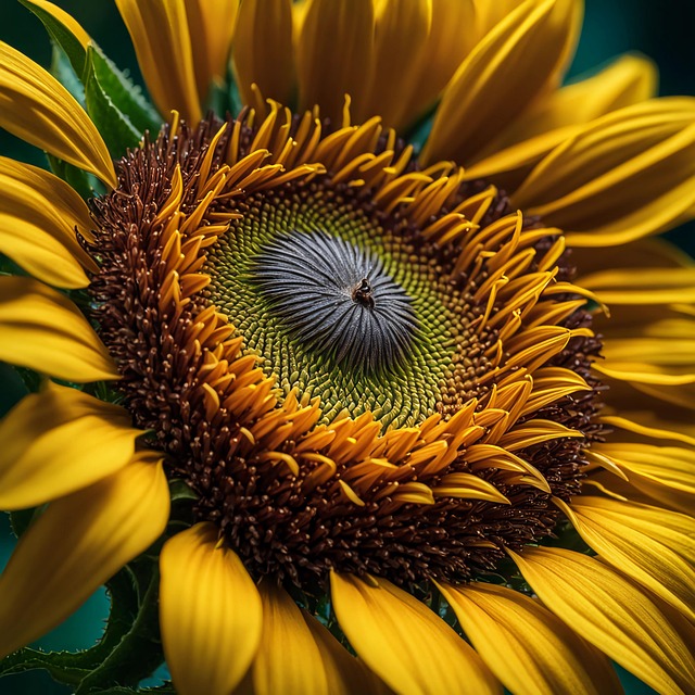 Download free HD stock image of Ai Generated Sunflower Free ai generated sunflower yellow illustration