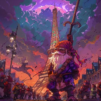 Free Dwarf Paris illustration and picture