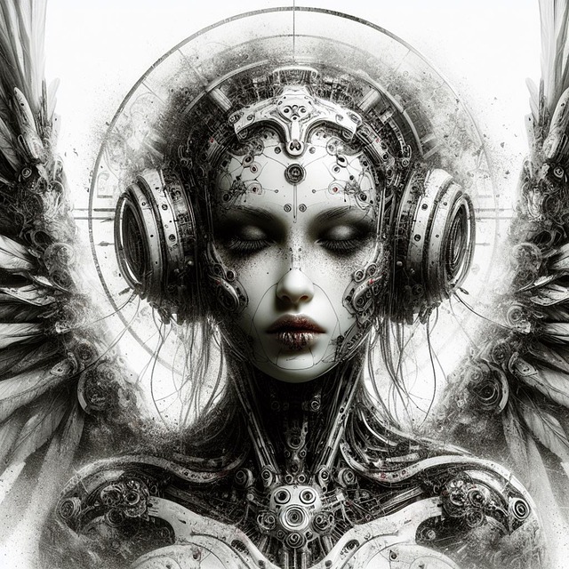Free ai generated woman angel illustration