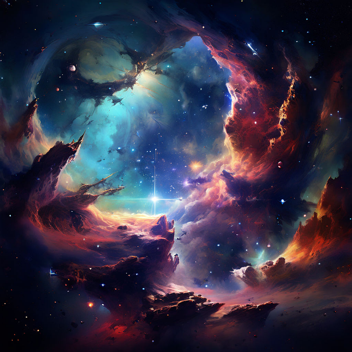Download Ai Generated, Nature, Nebula. Royalty-Free Stock Illustration ...