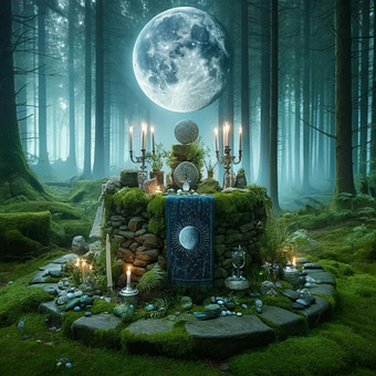 Mond, Natur, Nacht, Fantasie, Mondlicht
