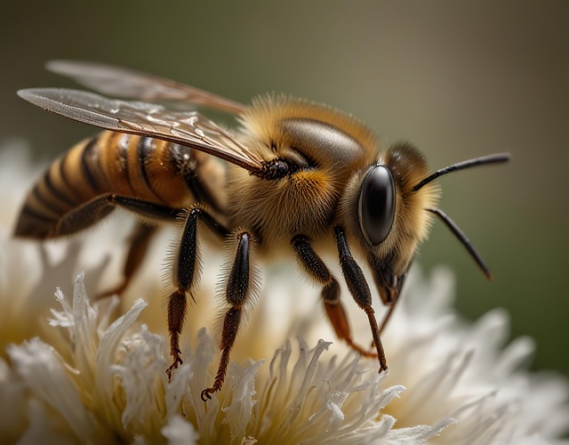 Free ai generated honeybee bee illustration
