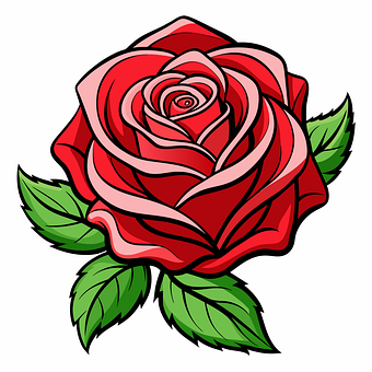 Ai Gerado, Flor, Rosa, Rosa Vermelha
