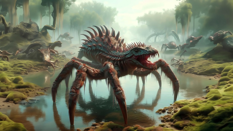 Download Ai Generated, Alien, Creature. Royalty-Free Stock Illustration ...
