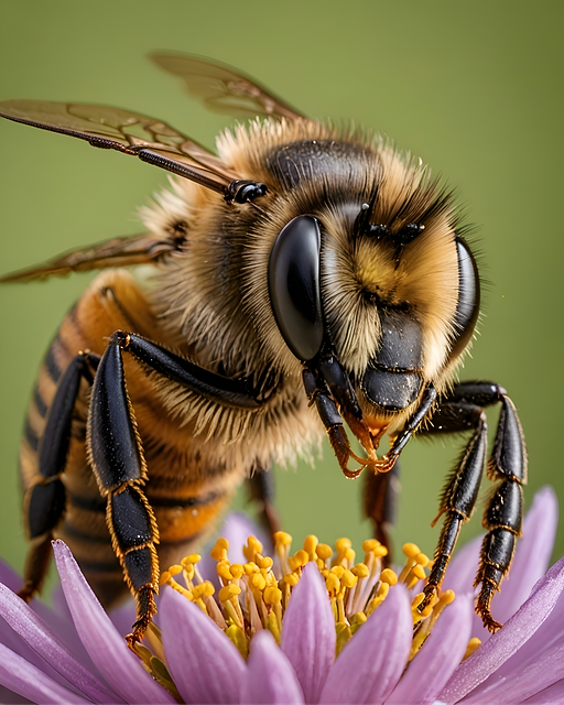 Free ai generated bee insect illustration