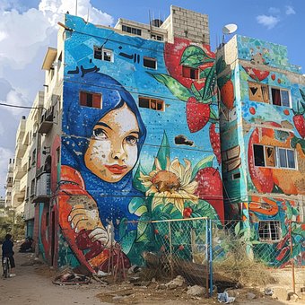 Free Palestine Gaza illustration and picture