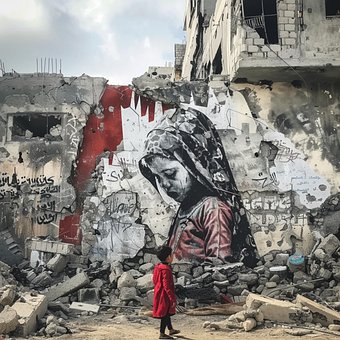 Free Palestine Gaza illustration and picture