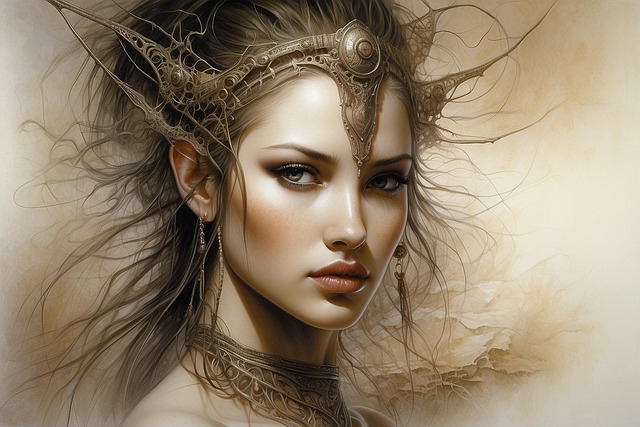 Free ai generated woman fantasy illustration
