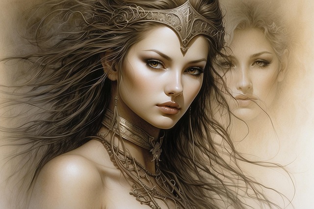 Free ai generated woman fantasy illustration