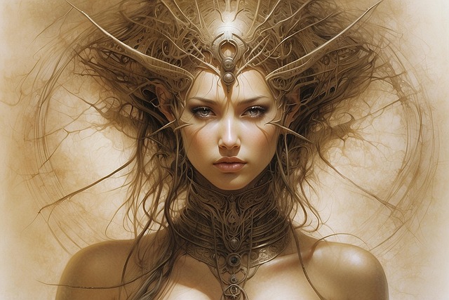 Free ai generated woman fantasy illustration