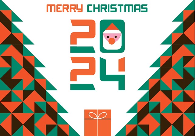 Free christmas 2024 poster illustration