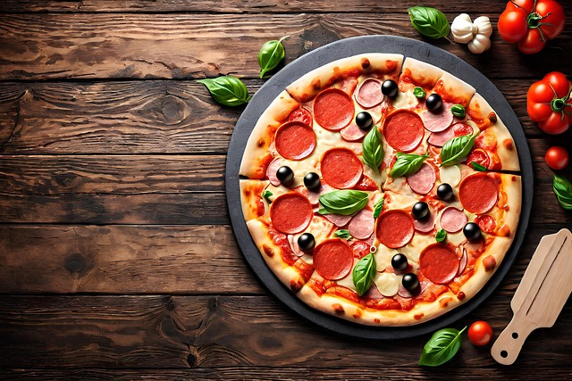 Free ai generated food pizza illustration