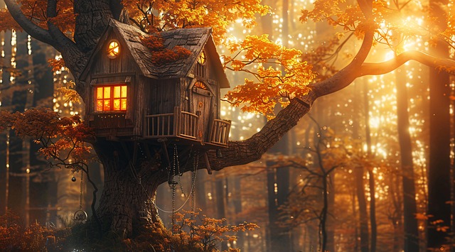 Ai产生的 树屋 秋天 - Pixabay上的免费图片 - Pixabay