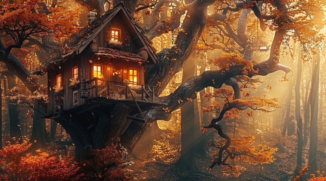 Ai产生的 树屋 秋天 - Pixabay上的免费图片 - Pixabay