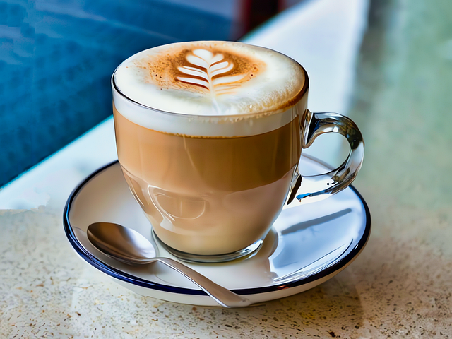 Free ai generated cappuccino coffee illustration