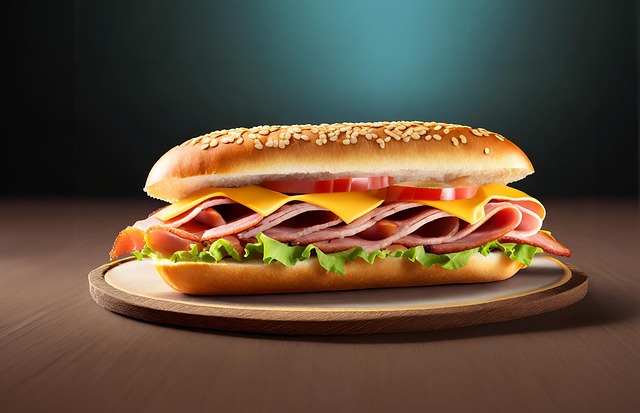Free ai generated sandwich sub illustration