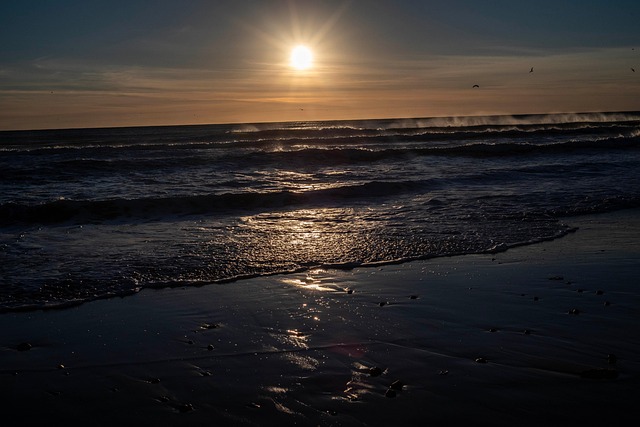 Free Sunset Beach photo and picture