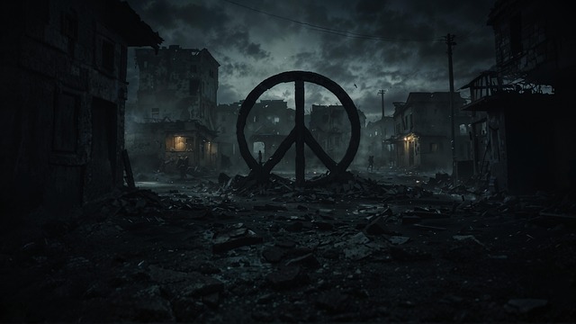 Free ai generated peace war illustration