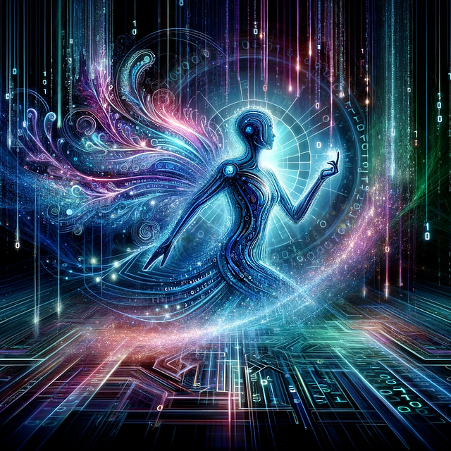 Free ai generated robot technology illustration