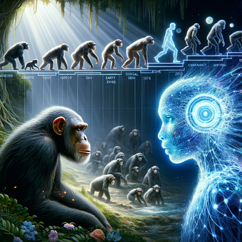 Ai Gerado, Evolução, Robô, Tecnologia