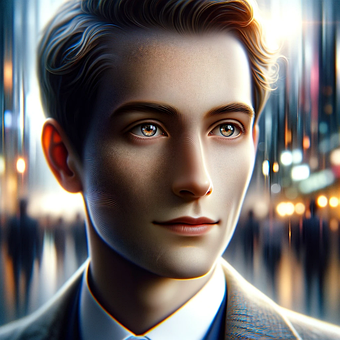 Ai Gerado, Homem, Robô, Tecnologia