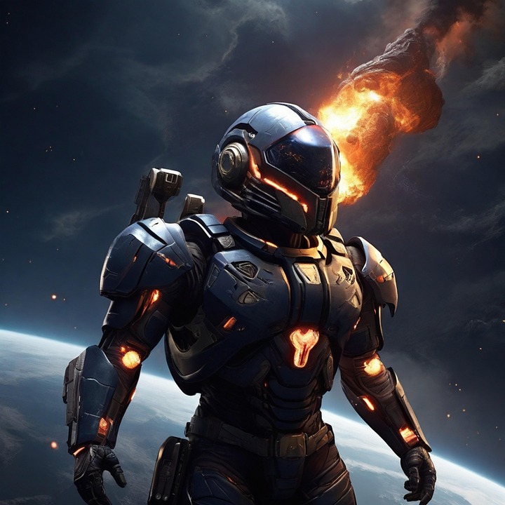 Download Ai Generated Astronaut Space Royalty Free Stock