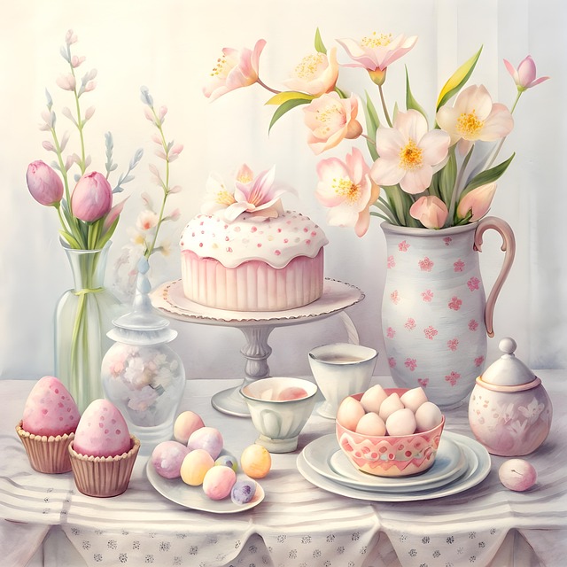 Free desserts pastel cake illustration
