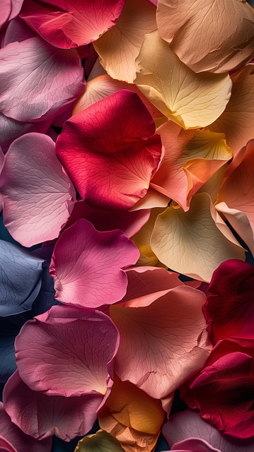 Ai Generiert, Blütenblätter, Blumen
