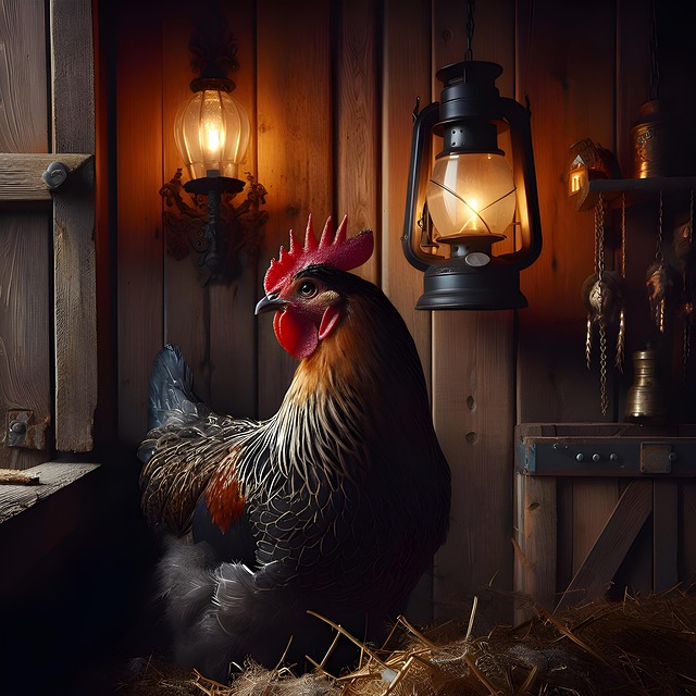 Download free HD stock image of Ai Generated Chicken Free ai generated chicken barn illustration