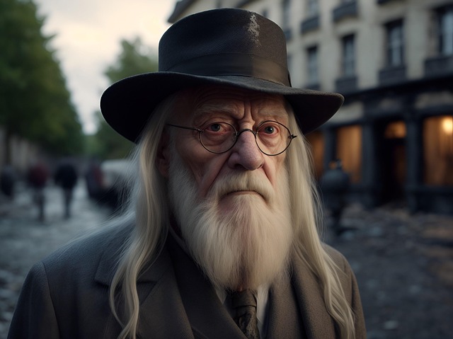Free ai generated old man illustration