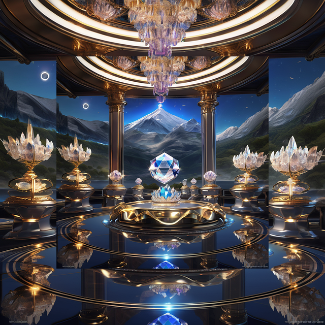 Cristal, Oro Oro, Objeto, Azul, Luz