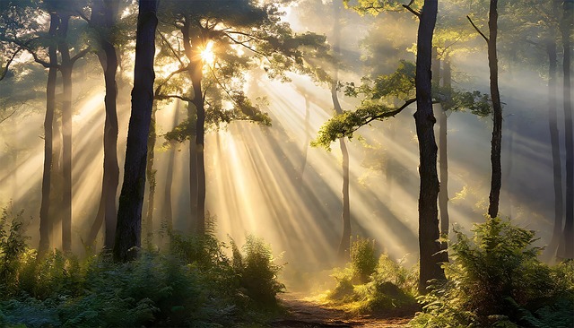 Free nature landscape forest illustration