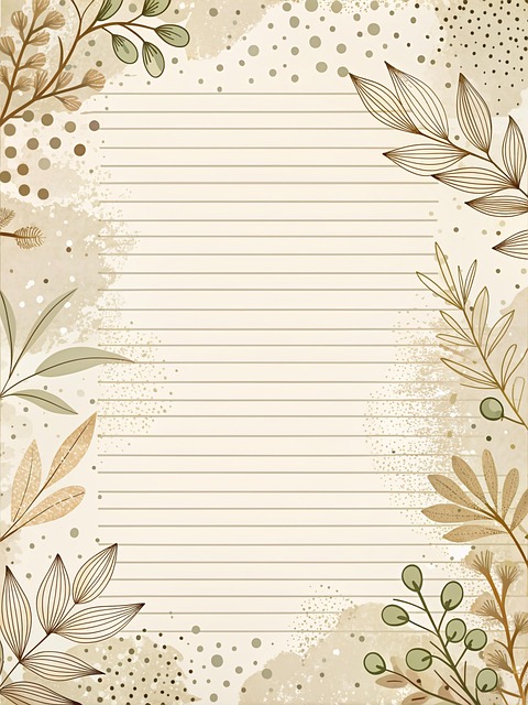 Free flora ai generated paper illustration