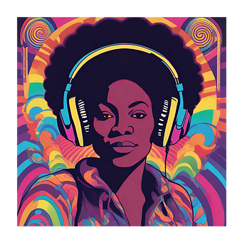 Free Psychedelic Colorful illustration and picture