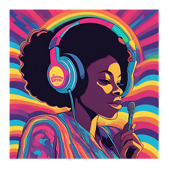 Free Psychedelic Colorful illustration and picture