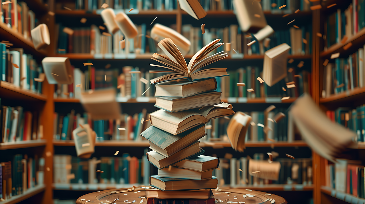 Ai Generert B ker Bibliotek Gratis Bilde P Pixabay