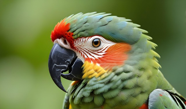 Free ai generated nature parrot illustration